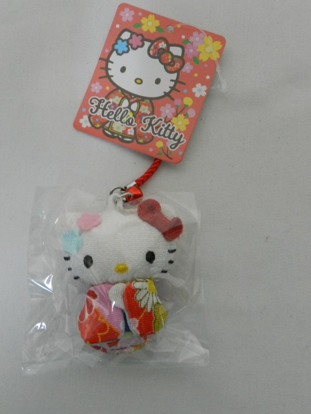 Sanrio Hello Kitty 3D phone purse Charm Kimono Japan Limited Fabric NEW NWT - Picture 2 of 12